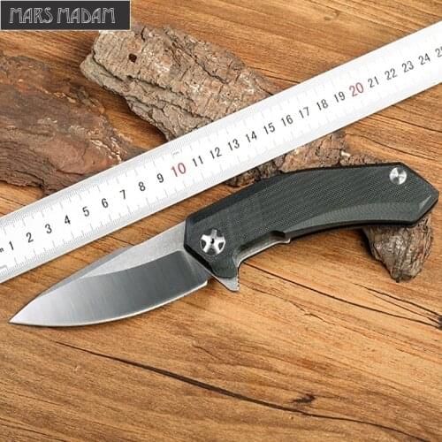 Free shipping Sharp folding knife outdoor camping woodworking tools non-slip handle
