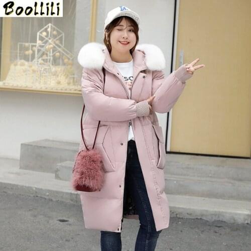 Boollili Plus Size Jacket Women White Duck Down Coat Winter Down Jacket Women Jacket Korean Puffer Jacket Casaco