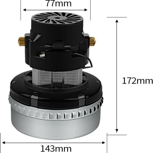 Vacuum Cleaner Motor 1500w Universal Water Suction Machine Parts Pure Copper Industry BF501 / 501B