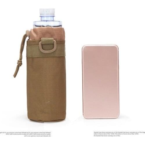 Outdoor Sport Pocket Water Bottle Bag Camping Hiking Riding Accessory Kettle Bag for MOLLE Backpack