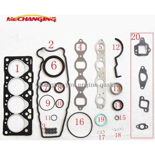 Customized FOR TOYOTA STARLET 1.5 D 1N METAL ENGINE SHIM Engine Rebuilding Kit Engine Gasket 04111-55033 51013000