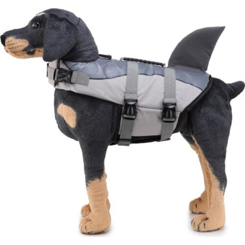 Pet Dog Swimsuit shark fin buoyancy dog life jacket Available for lifesaving dogs and Small Middle Large Dogs Pet supplies