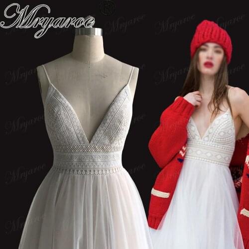 Пляжные свадебные платья Mryarce China At AliExpress