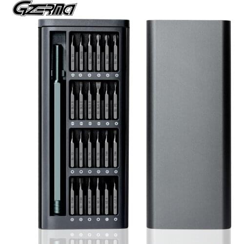 S2 Steel Screwdriver Set 25 in 1 Mini Pocket Screwdriver Kit Magnetic for Smartphone Eyeglasses Tablet Pc Watch Repair Hand Tool