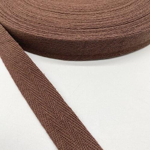 New 10mm 20mm 100% Cotton Ribbon Hserringbone Ribbon Hair Bow Party Christmas Wedding DIY Sewing Crafts #19