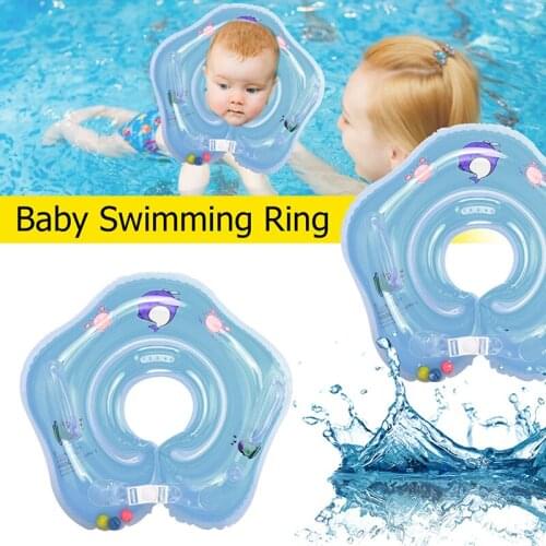 Newly Inflatable Baby Pool Float Swimming Ring with Safely Seat Swim Bath Water Toys Beach for Kids Toddlers Swim Training