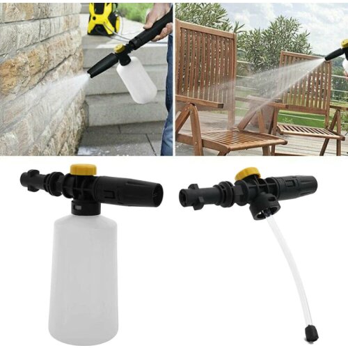 750ML Bottle Car Washer Gun High Pressure Snow Foam Lance Gun Washer Car Deep Clean Dry Cleaning Styling Accessories