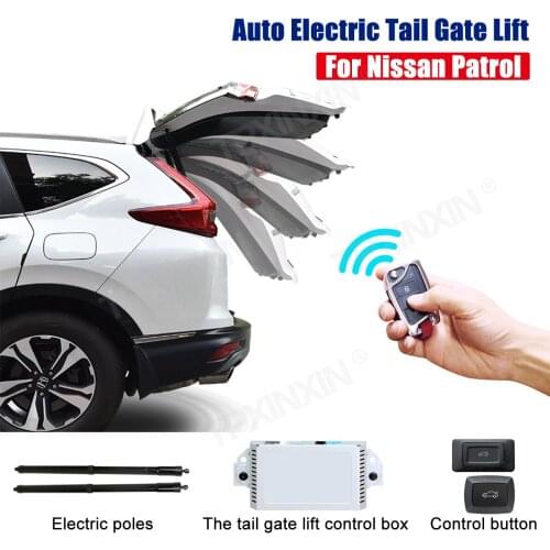 Easy to install Smart Auto Electric Tail Gate Lift for Nissan Patrol 2012-2019 with Remote Control Drive Seat Button Control Set