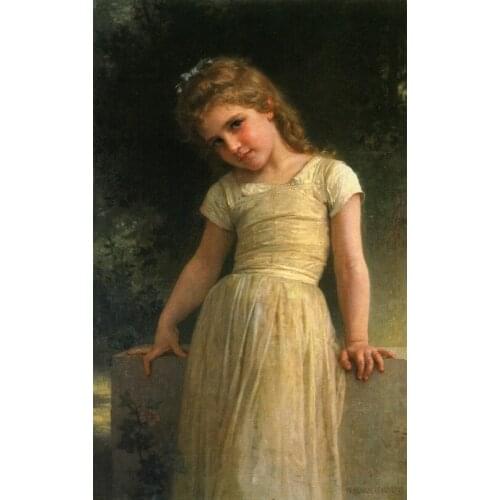 Handmade Oil painting reproduction Elpieglerie by William Bouguereau