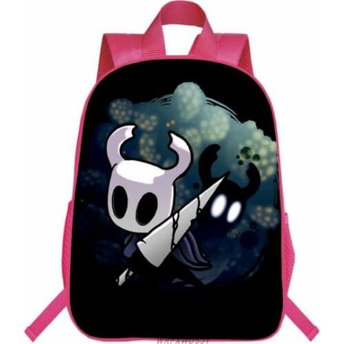Game Hollow Knight Backpack Kindergarten Cartoon School Bag Teens Girl Storage Bag Travel Bags Mochila 16 Inches