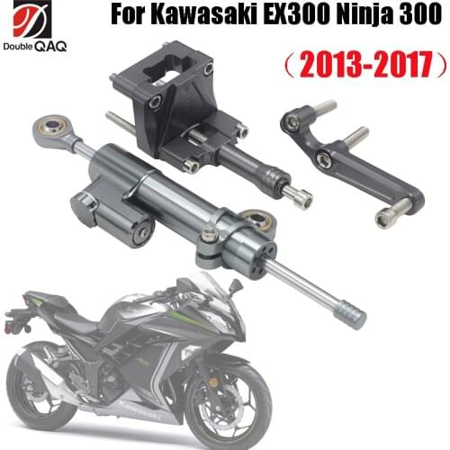 For Kawasaki EX300 Ninja 300 2013-2017 Steering Damper Stabilizer Safety Control Kits Motorcycle EX 300 Ninja300 14 15 16