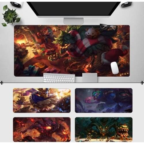 High Quality League of Legends Maokai Mouse Pad Gamer Keyboard Maus Pad Desk Mouse Mat Game Accessories For Overwatch