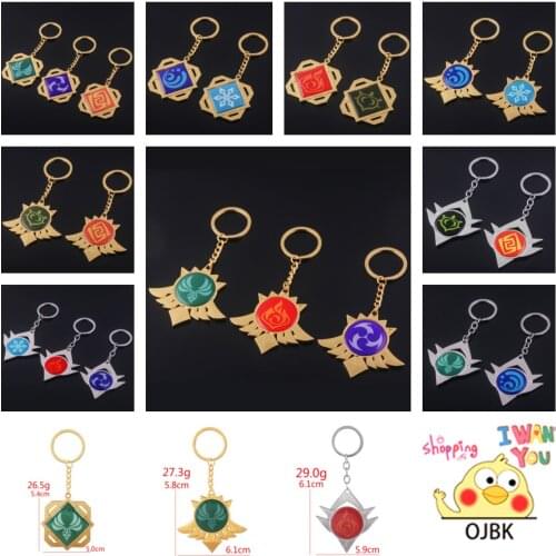 Anime Game Genshin Impact COSPLAY God’s Eye Keychain Project Pendant, Cute Pendant, The Best Gift For Birthdays And Holidays