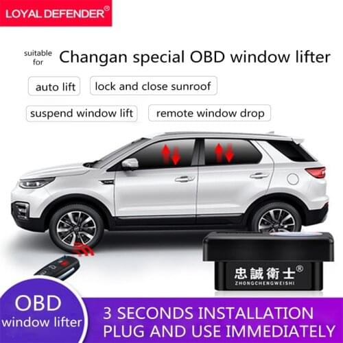 OBD auto window lifting for Changan CS15/CS35/CS55/CS75/CS95 Range Rover and Evoque and Discovery car remote