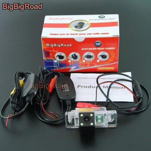 BigBigRoad Car Rear View Backup Camera For Citroen C4 C5 C-Triomphe For Peugeot 307cc Pathfinder Dualis Night Vision Waterproof