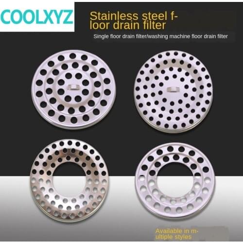 Drains Stainless steel floor drain filter anti-blocking net bathroom drain anti-blocking washing machine floor drain net block
