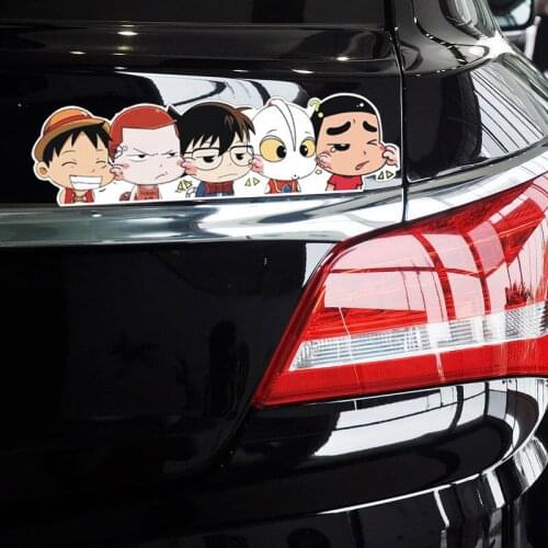 Car Stickers Cartoon Cute Lovely Funny Reflective Creative Decoration Decals For Rear Windshield Auto Tuning Styling D16