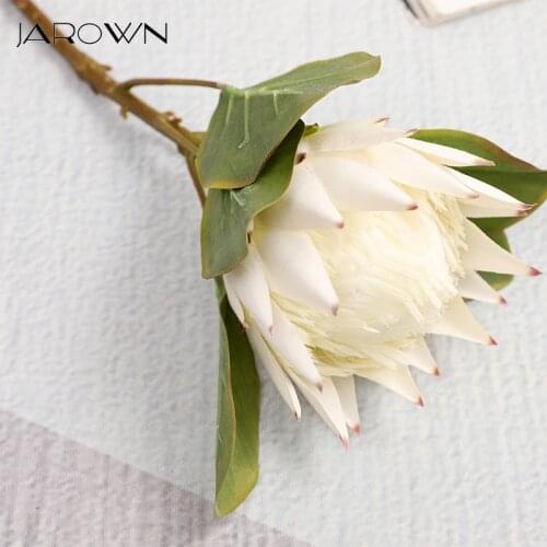 JAROWN Artificial Flower Silk Emperor Flower European Style Wedding Flower Arrangement Decoration Home Garden Table Decoration
