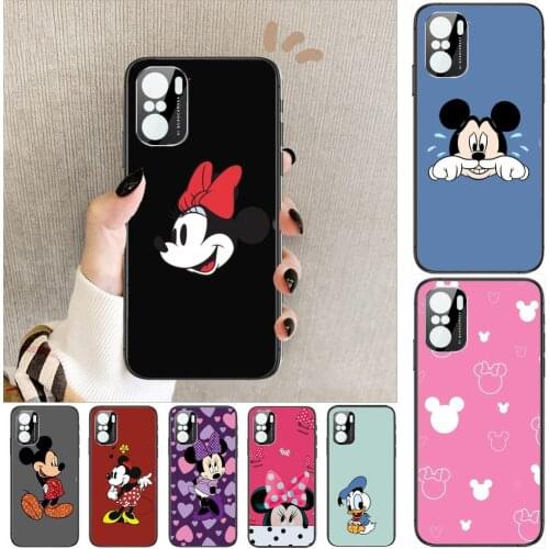 Phone case quality cartoon disney Phone Case For xiaomi redmi POCO F1 F2 F3 X3 Pro M3 9C 10T Lite NFC Black Cover Silicone Back