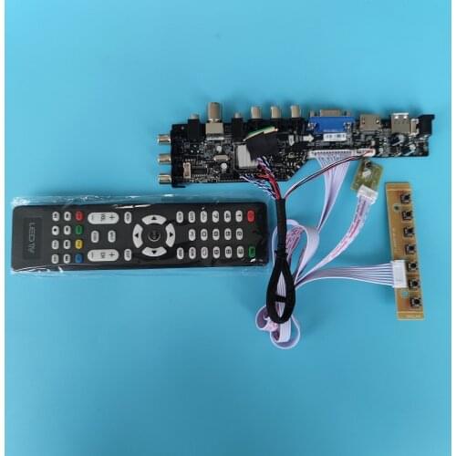 Kit for N133B6/N133BGE/N134B6 USB+VGA+AV HDMI-compatible 1366*768 screen controller drive card 40Pin LVDS 3663 DVB