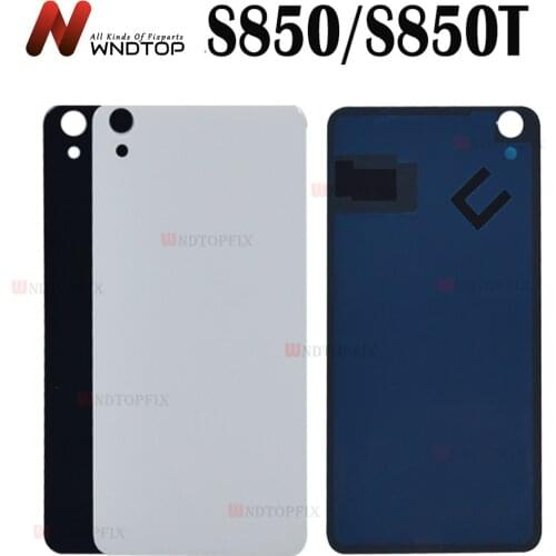 For Lenovo S850 Case Back Glass Rear Door Replacement S850T Housing STICKER Adhesive For Lenovo S850 Battery Cover Glass Door