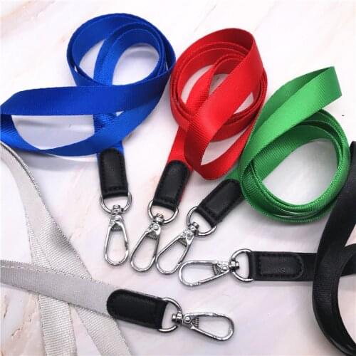 NEW high quality solid color keychain Tag Neck straps Lanyards Anti-lost Wrist Lanyard Rope For Keys ID Card Holder Phone Camera