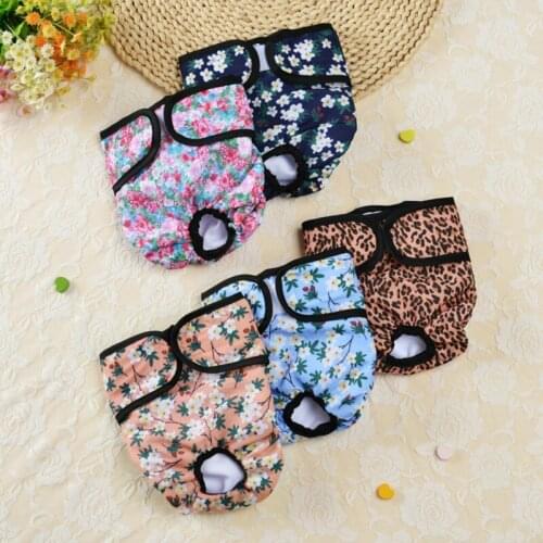 Dog Diaper Physiological Pants Shorts For Girl Dogs Sanitary Washable Male Female Dog Panties Shorts Underwear Briefs Pet Outfit