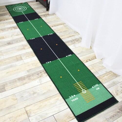 Portable Indoor Outdoor Golf hitting Carpet Mini Putting Ball Carpet Practice Mat Washable Anti-Slip Practice Golf Mat
