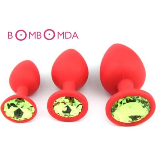 1pc Silicone Anal Plug Butt Plug Unisex Plated Jewelry Sex Stopper Anal Trainer Adult Toys For Men Women Couples Adult Games