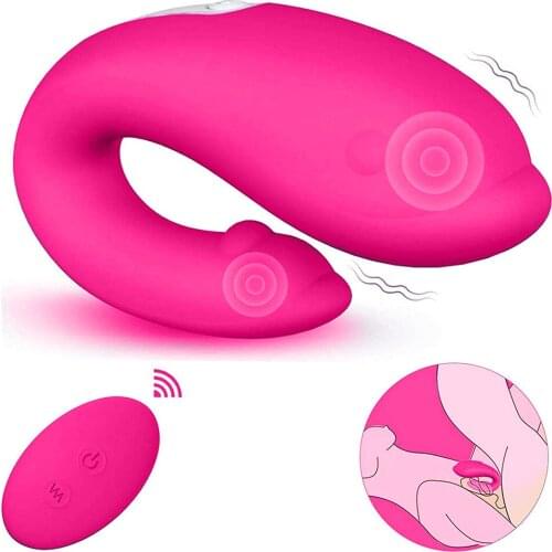 Waterproof G Spot Vibrator With Quiet Dual Motor 9 Vibration Modes,Clitoris Anal Vibrator Toy With Magnetic Rechargeable