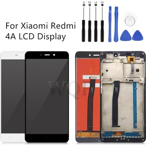 For Xiaomi Redmi 4A LCD Display Touch Screen Digitizer Assembly With Frame 4A Pro Display Replacement For 5.0" Redmi 4A LCD