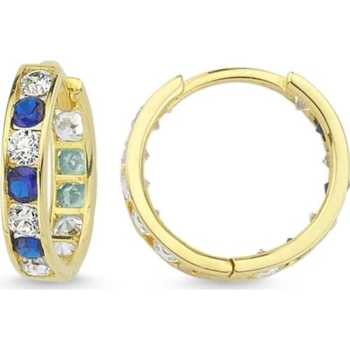 Gold Ring Kids Earrings TTGKPAÇK18-Certified 14K Gold-A perfect gift for your Loved Ones-Ephesus Gold & diamond