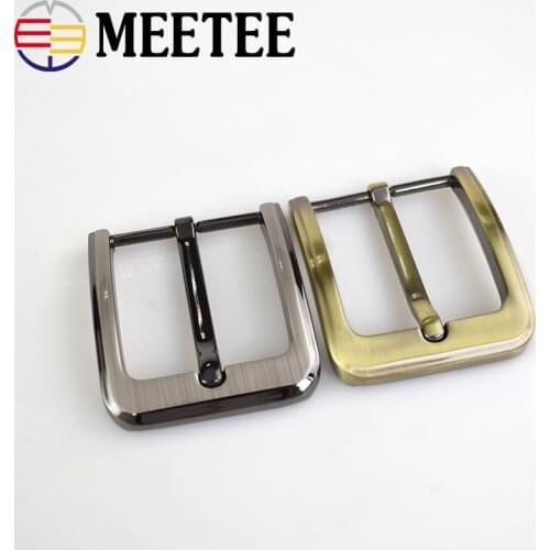 1/2pcs Fashion Men Belt Buckles Solid Brushed Metal Pin Buckle For Belts 37-38mm Leather Strap Replacement Jeans Accessories
