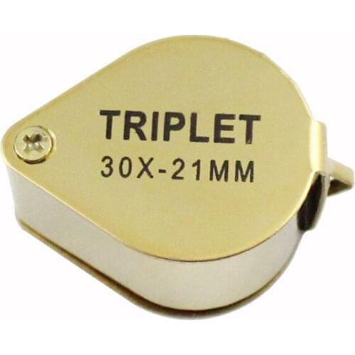 30x21 Portable Folding Magnifier Loupe Magnifying Glass Jewelry Coins Stamps Antiques