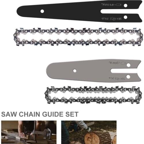 4 6 Inch Chainsaw Chains And Chainsaw Guide Plate For 4/6 In Electric Saw Chainsaw Chain 6 Inches Electric Saw Parts Accessories