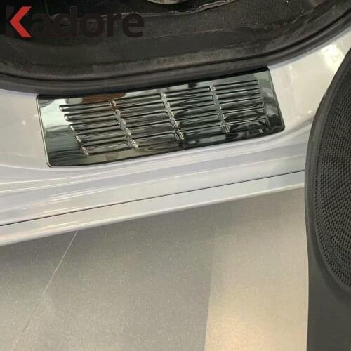 For Honda Jazz 2020 2021 Stainless Steel Door Sill Scuff Plate Trim Welcome Pedal Threshold Protector Guard Car Accessories