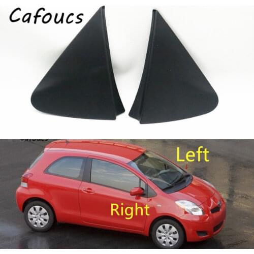 For Toyota Yaris 2008-2012 Front Window Triangle Plate Side Mirror Corner Triangle Window Garnish Cover Panel