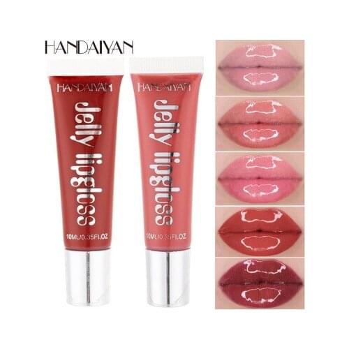 HANDAIYAN Candy Color Jelly Glass Mirror Nourishing Lip Care