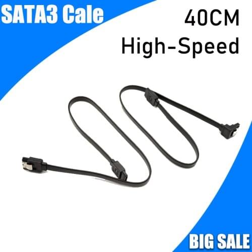 40cm Sata3.0 Solid State Hard Disk Serial Data Cable Multi-Color Multi-Spec Flexible Sata Hard Disk Fast Transmission Cable