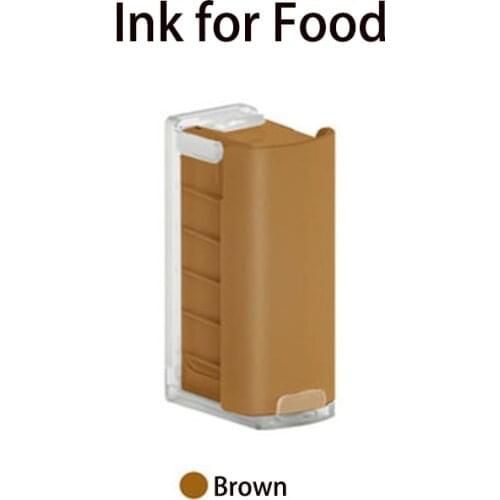 Brown Food Ink Cartridge for PrintPen and PrintPods Handheld Printer Portable Inkjet Food Printer Brown Edible Ink #R20