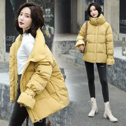 Short padded jacket women winter thick padded jacket Korean loose ladies jacket