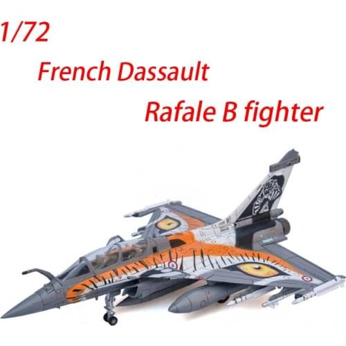 Diecast 1/72 Scale Dassault Rafale B Fighter Two-seater Static Display Adult Collection Mini Hot Toys Alloy Plane