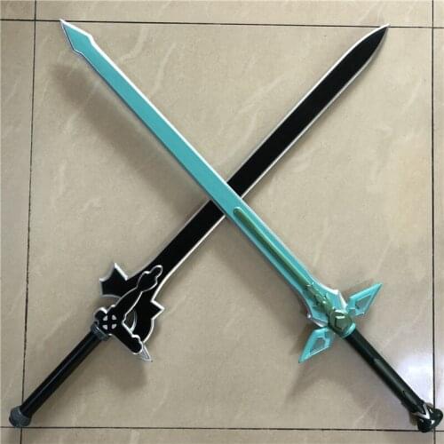 Lover 80cm Sword Art Online SAO 1:1 Asuna Weapon Action Figure Kirigaya Kazuto Elucidator/Dark Repulser Cosplay Sword PU Kid Toy