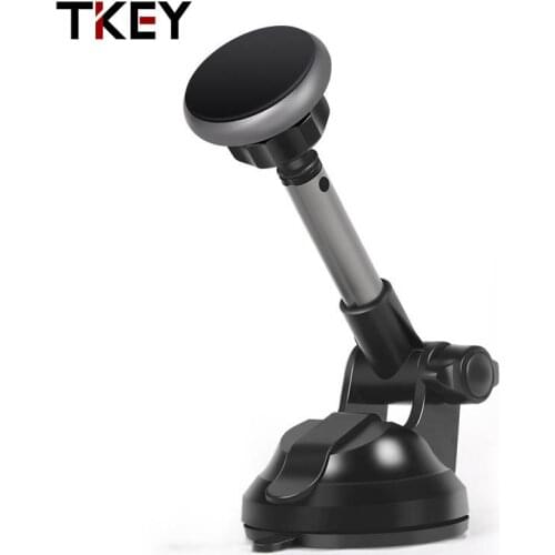 New Sucker Magnetic Car Phone Holder Mobile Phone Stand GPS Universal Mount Bracket in Car For iPhone Xiaomi Samsung Huawei Vivo