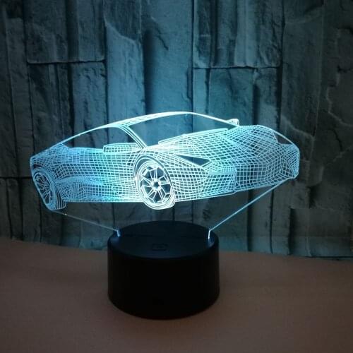 3d Small Night Ligh Car Stereo Vision 3d Usb Light Christmas Tree Decorations Nightlight Remote Touch switch Desk Led Lamp