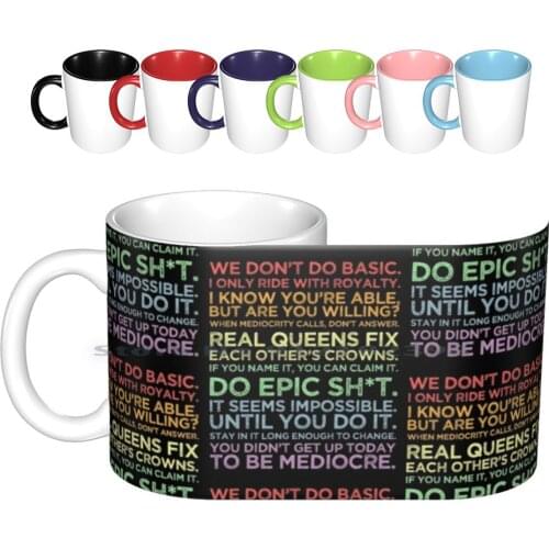 Robin Arzon Motivational Quotes-Peloton Pastel Inspirational Ceramic Mugs Coffee Cups Milk Tea Mug Robin Arzon Motivational