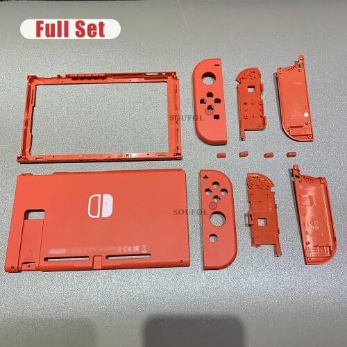 2021 NEW Original Limited Edition Red Front Back Case Cover Frame For Nintend Switch Console & Joycons Housing Shell
