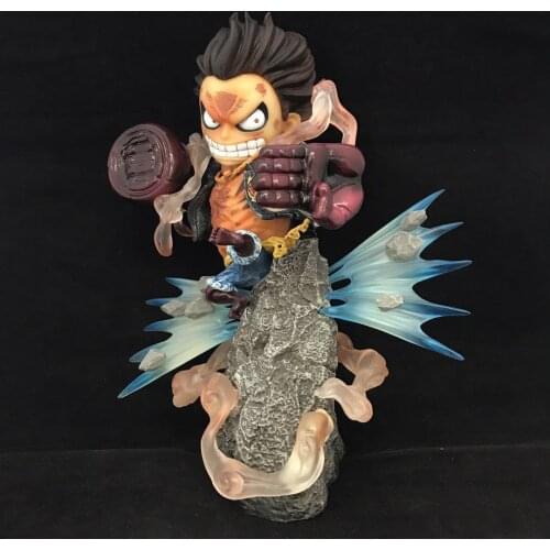 One Piece GK Fourth gear Combat form Monkey D. Luffy PVC Action Figure Collection model Toy 20cm