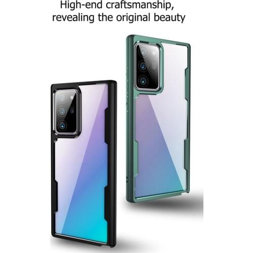 Shockproof Phone Case Transparent Shell for Samsung Note 20 / Note20 Plus Mobile Phone Accessories