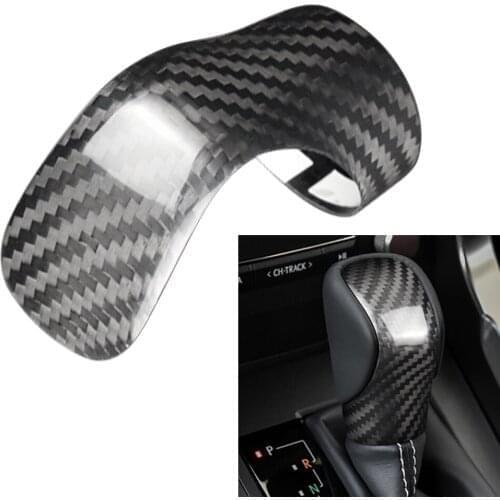 Carbon Fiber Car Gear Shift Knob Cover Trim Decoration For LEXUS IS ES GS NX RX GS RC